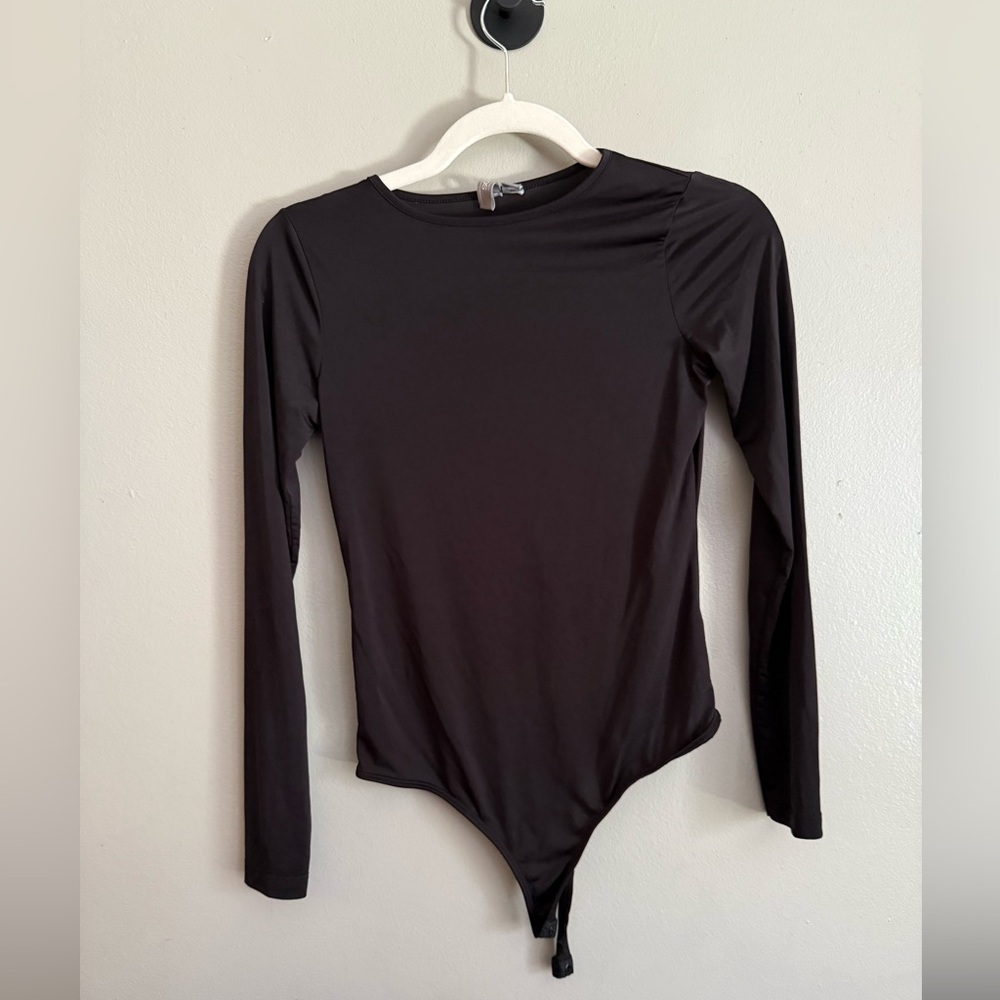 Black Long Sleeve Bodysuit